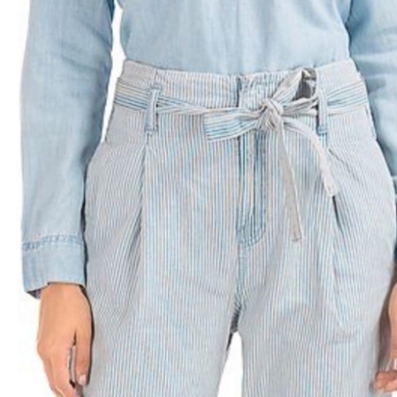 Gap 1969 Paper Bag Railroad Stripe Trouser Pant - Picture 12 of 12